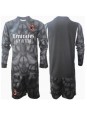 Billige AC Milan Keeper Hjemmedraktsett Barn 2024-25 Langermet (+ Korte bukser)